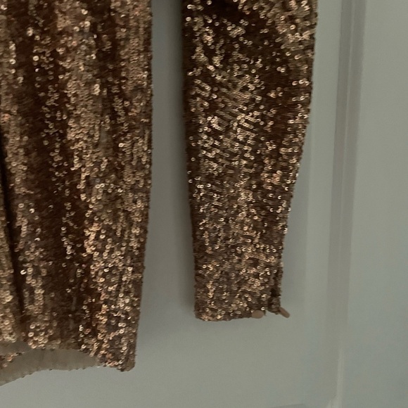 Nookie Veda Sequin Mini Dress Caramel - Picture 16 of 16